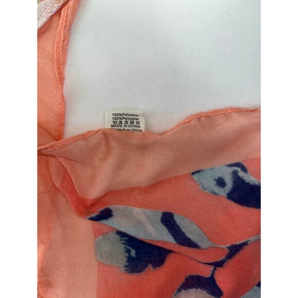 Pretty Persuasions Patchwork Design with Floral Pattern Scarf - Picture 5 of 6